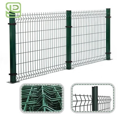 Fence a rete filo saldato in metallo 3D